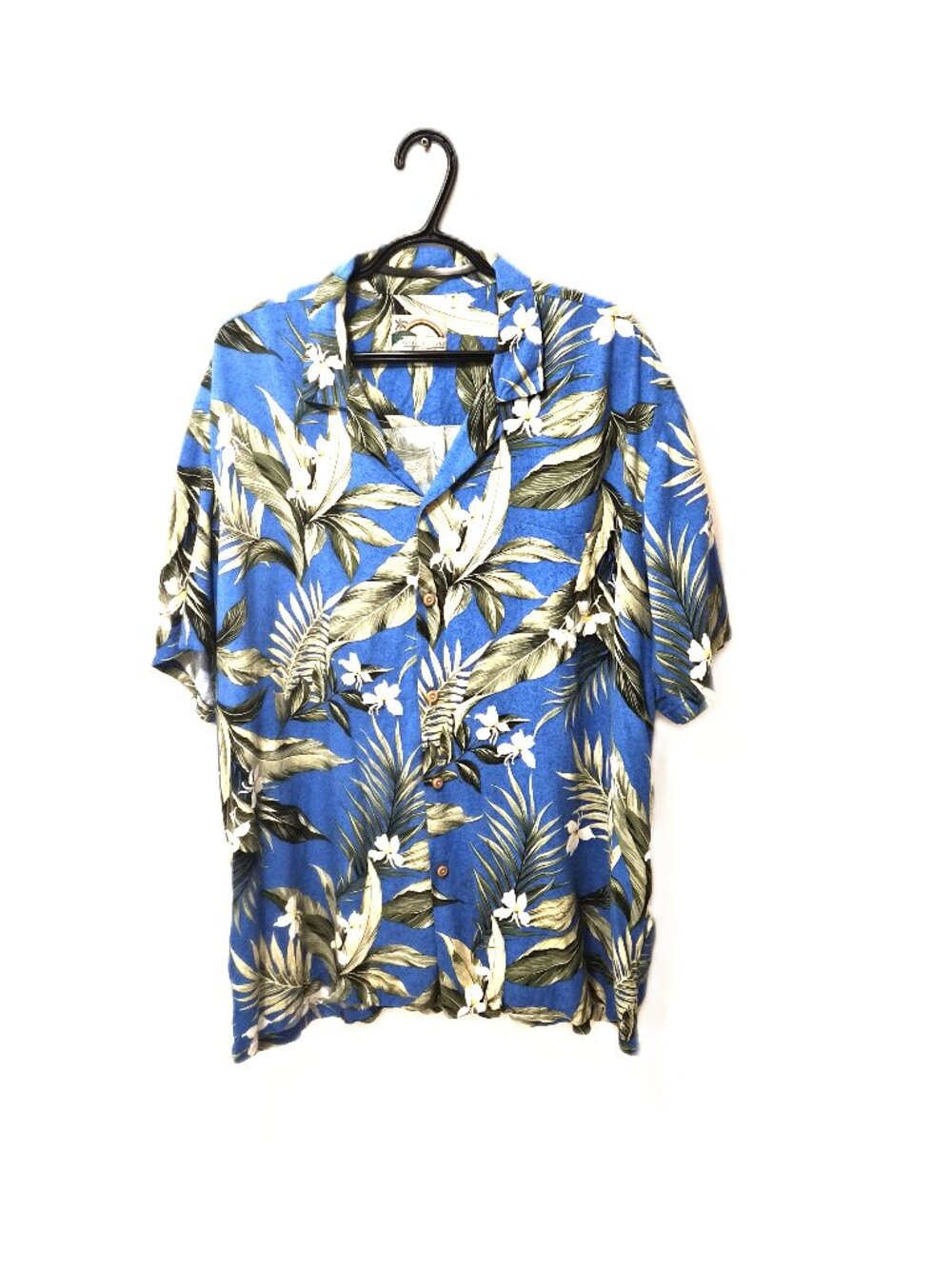 Paradise Found Hawaiian Shirt 100% Rayon Made in Hawaii Resortwear Dad Vacation